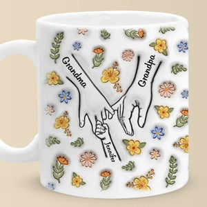 A Family Is A Round Of Love - Family Personalized Custom 3D Inflated Effect Printed Mug - Gift For Family Members