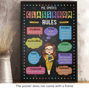 Teaching Is The Greatest Act Of Optimism - Teacher Personalized Custom Vertical Poster - Gift For Teacher