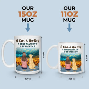 A Connection That Stands Firm - Memorial Personalized Custom Mug - Sympathy Gift For Pet Owners, Pet Lovers
