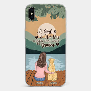 A Heart Full Of Paws - Dog Personalized Custom Clear Phone Case - Gift For Pet Owners, Pet Lovers