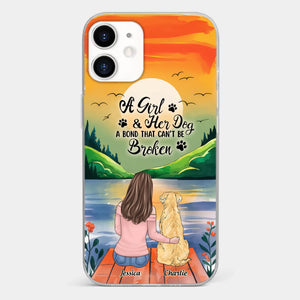 Paw-some Love - Dog Personalized Custom Clear Phone Case - Gift For Pet Owners, Pet Lovers