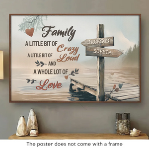 A Beautiful Way To Remember What Matters Most - Family Personalized Custom Horizontal Poster - Gift For Family Members
