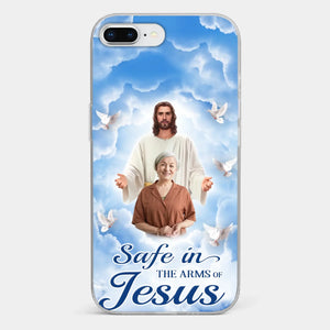 Custom Photo Beautiful As A Bright Shining Star - Memorial Personalized Custom Clear Phone Case - Sympathy Gift For Family Members