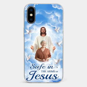 Custom Photo Beautiful As A Bright Shining Star - Memorial Personalized Custom Clear Phone Case - Sympathy Gift For Family Members