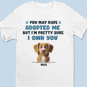 I Let You Think You’re In Charge - Dog Personalized Custom Unisex T-shirt, Premium T-shirt, Hoodie - Gift For Pet Owners, Pet Lovers