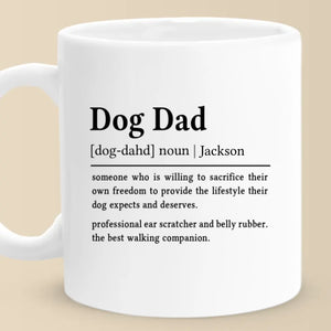 The Best Walking Companion - Dog Personalized Custom Mug - Gift For Pet Owners, Pet Lovers