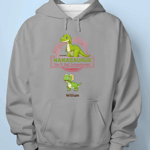 Jurassic Love, Jurassic Strength -  Family Personalized Custom Unisex T-shirt, Premium T-shirt, Hoodie - Mother's Day Gift For Mom, Grandma