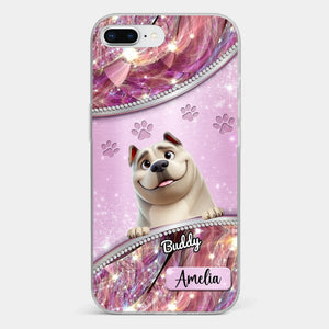 Dog Mom’s Favorite Companion - Dog Personalized Custom Clear Phone Case - Gift For Pet Owners, Pet Lovers