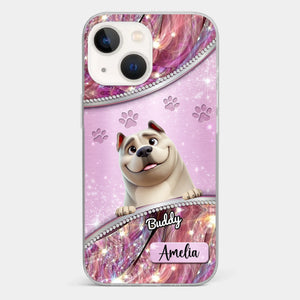 Dog Mom’s Favorite Companion - Dog Personalized Custom Clear Phone Case - Gift For Pet Owners, Pet Lovers