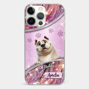 Dog Mom’s Favorite Companion - Dog Personalized Custom Clear Phone Case - Gift For Pet Owners, Pet Lovers