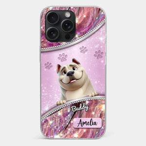 Dog Mom’s Favorite Companion - Dog Personalized Custom Clear Phone Case - Gift For Pet Owners, Pet Lovers