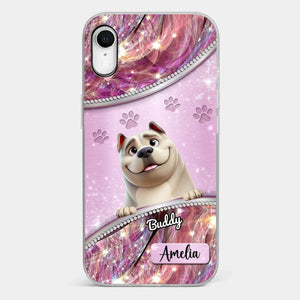 Dog Mom’s Favorite Companion - Dog Personalized Custom Clear Phone Case - Gift For Pet Owners, Pet Lovers