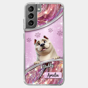 Dog Mom’s Favorite Companion - Dog Personalized Custom Clear Phone Case - Gift For Pet Owners, Pet Lovers