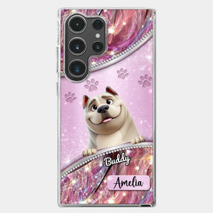 Dog Mom’s Favorite Companion - Dog Personalized Custom Clear Phone Case - Gift For Pet Owners, Pet Lovers
