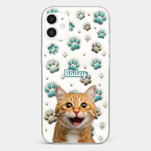 Custom Photo Cuteness Overload In Every Call - Dog & Cat Personalized Custom 3D Inflated Effect Printed Clear Phone Case - Gift For Pet Owners, Pet Lover