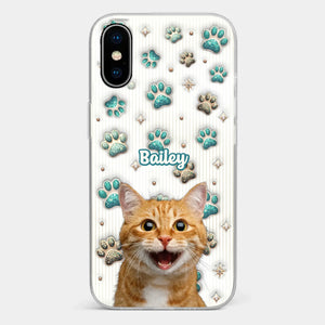 Custom Photo Cuteness Overload In Every Call - Dog & Cat Personalized Custom 3D Inflated Effect Printed Clear Phone Case - Gift For Pet Owners, Pet Lover