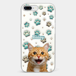 Custom Photo Cuteness Overload In Every Call - Dog & Cat Personalized Custom 3D Inflated Effect Printed Clear Phone Case - Gift For Pet Owners, Pet Lover