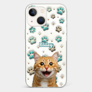 Custom Photo Cuteness Overload In Every Call - Dog & Cat Personalized Custom 3D Inflated Effect Printed Clear Phone Case - Gift For Pet Owners, Pet Lover