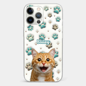 Custom Photo Cuteness Overload In Every Call - Dog & Cat Personalized Custom 3D Inflated Effect Printed Clear Phone Case - Gift For Pet Owners, Pet Lover