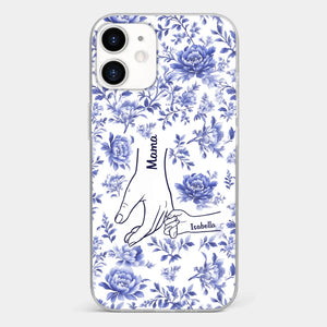 Love Grows In Every Moment - Family Personalized Custom Clear Phone Case - Mother's Day, Gift For Mom, Grandma