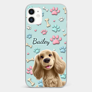 My Forever Best Friend - Dog Personalized Custom Clear Phone Case - Gift For Pet Owners, Pet Lovers