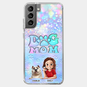 She’s The Mom, I’m The Boss - Dog Personalized Custom Clear Phone Case - Mother's Day, Gift For Pet Owners, Pet Lovers