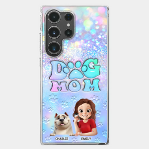 She’s The Mom, I’m The Boss - Dog Personalized Custom Clear Phone Case - Mother's Day, Gift For Pet Owners, Pet Lovers
