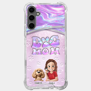 Dog Mom Mode, Always On - Dog Personalized Custom Clear Phone Case - Mother's Day, Gift For Pet Owners, Pet Lovers