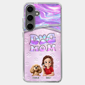 Dog Mom Mode, Always On - Dog Personalized Custom Clear Phone Case - Mother's Day, Gift For Pet Owners, Pet Lovers