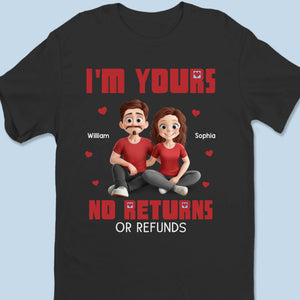 Stuck With Me Forever - Couple Personalized Custom Unisex T-shirt, Premium T-shirt, Hoodie - Gift For Husband Wife, Anniversary