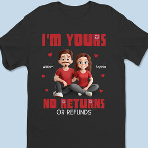 Stuck With Me Forever - Couple Personalized Custom Unisex T-shirt, Premium T-shirt, Hoodie - Gift For Husband Wife, Anniversary