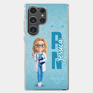 Not Just A Job, It's A Mission - Nurse Personalized Custom Clear Phone Case - Appreciation, Thank You Gift, Nurse Life, Doctor Life