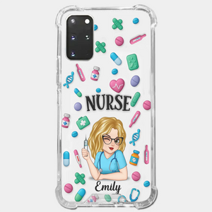 Nurse Life, Best Life - Nurse Personalized Custom 3D Inflated Effect Printed Clear Phone Case - Appreciation, Thank You Gift, Nurse Life, Doctor Life