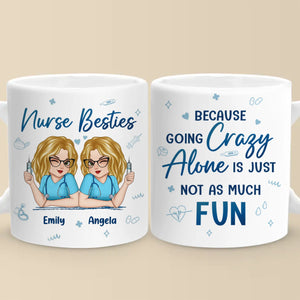 Scrub Life Is Better With You - Nurse Personalized Custom Mug - Appreciation, Thank You Gift, Nurse Life, Doctor Life