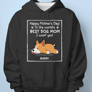 Custom Photo To The Best Dog Dad, I Woof You - Dog Personalized Custom Unisex T-shirt, Premium T-shirt, Hoodie - Mother's Day, Father's Day, Gift For Pet Owners, Pet Lovers