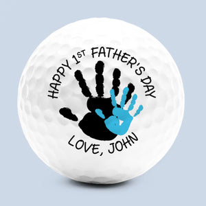 My First Hero With The Best Swing - Family Personalized Custom Golf Ball - Father's Day, Gift For Sport Lovers, Sport Players, Dad, Grandpa
