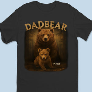 Papa Bear, Always There To Protect His Cubs - Family Personalized Custom Unisex T-shirt, Premium T-shirt, Hoodie - Father's Day, Gift For Dad, Grandpa
