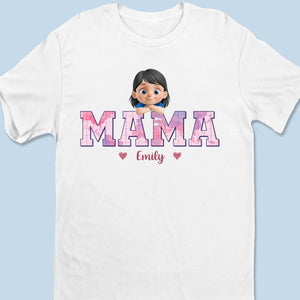 Chosen By Love, Called Mama - Family Personalized Custom Unisex T-shirt, Premium T-shirt, Hoodie - Mother's Day, Gift For Mom, Grandma