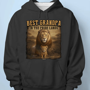 King Of The Pride Lands - Family Personalized Custom Unisex T-shirt, Premium T-shirt, Hoodie - Father's Day, Gift For Dad, Grandpa
