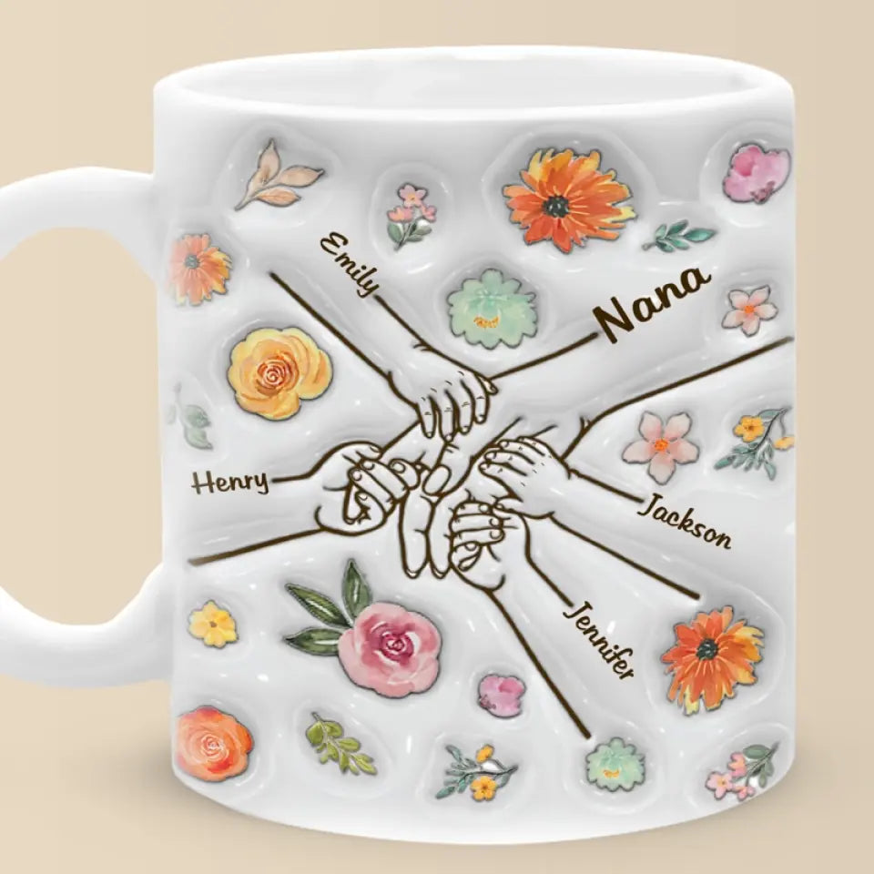 A Nana Is Someone Who's Dear In Every Way - Family Personalized Custom 3D Inflated Effect Printed Mug - Mother's Day, Gift For Mom, Grandma