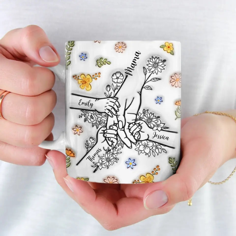 Home Is Where You Are Loved The Most - Family Personalized Custom 3D Inflated Effect Printed Mug - Mother's Day, Gift For Mom, Grandma