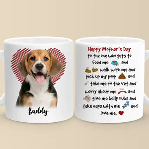 Custom Photo Life Doesn’t Come With A Manual - Dog & Cat Personalized Custom Mug - Mother's Day, Gift For Pet Owners, Pet Lovers