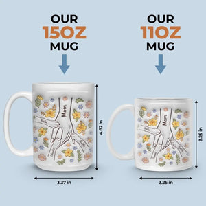 Time Spent With Cats Is Never Wasted BK - Dog & Cat Personalized Custom 3D Inflated Effect Printed Mug - Mother's Day, Gift For Pet Owners, Pet Lovers