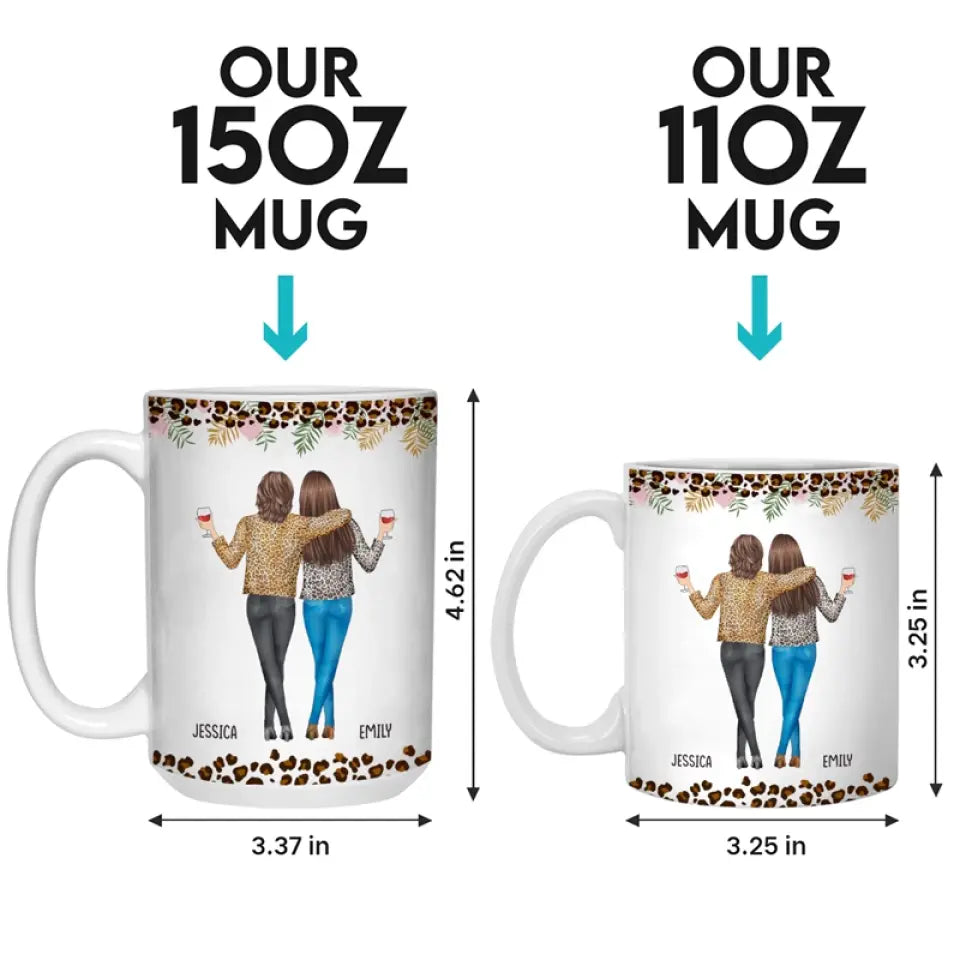 To My Bestie I Love You - Bestie Personalized Custom Mug - Gift For Best Friends, BFF, Sisters