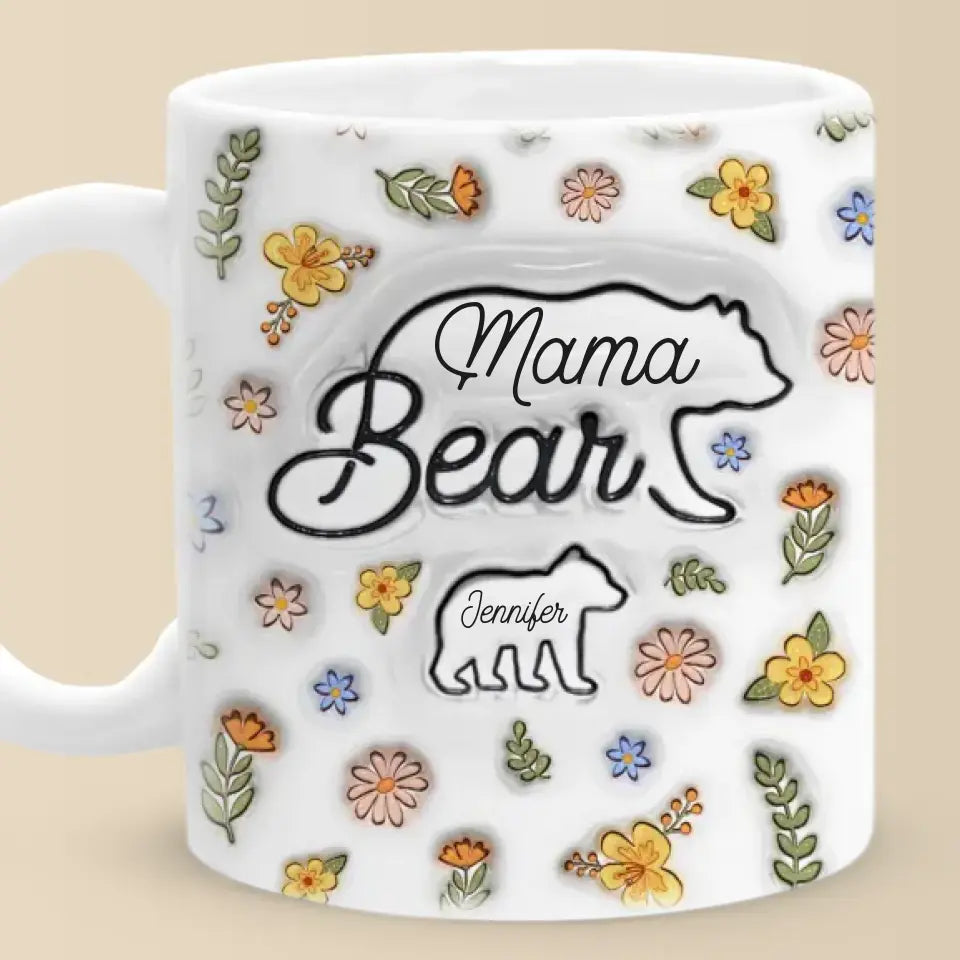 Having Somewhere To Go Is Home - Family Personalized Custom 3D Inflated Effect Printed Mug - Mother's Day, Gift For Mom, Grandma