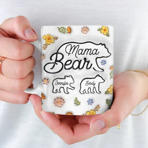 Having Somewhere To Go Is Home - Family Personalized Custom 3D Inflated Effect Printed Mug - Mother's Day, Gift For Mom, Grandma