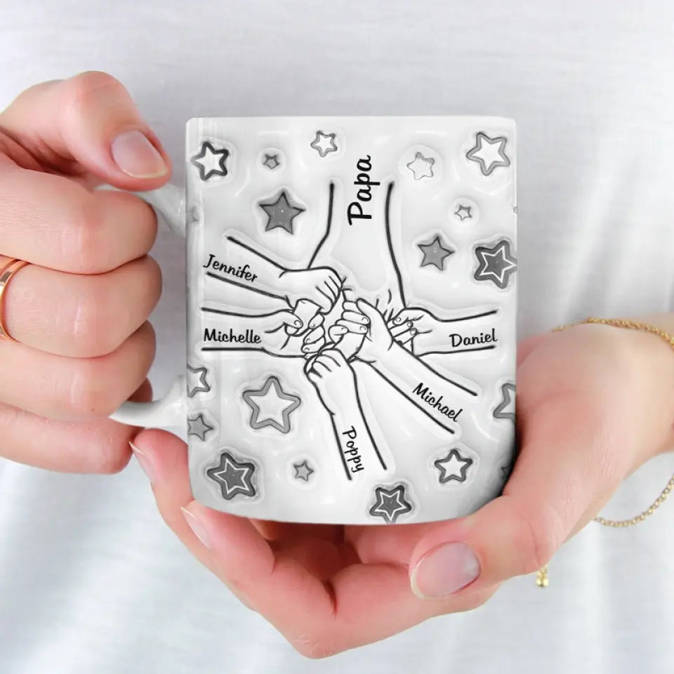 You Gotta Love Dads - Family Personalized Custom 3D Inflated Effect Printed Mug - Father's Day, Gift For Dad, Grandpa