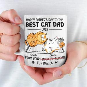 One Cat Just Leads To Another - Cat Personalized Custom Mug - Father's Day, Gift For Pet Owners, Pet Lovers