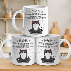 You Hold A Unique Place In My Heart - Cat Personalized Custom Mug - Father's Day, Gift For Pet Owners, Pet Lovers