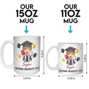 Trust Me, I Have A Master's Degree - Family Personalized Custom Mug - Graduation Gift For Family Members, Siblings, Brothers, Sisters